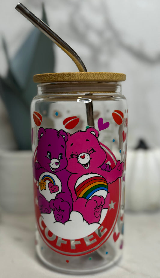 Care Bears Starbucks Glass Cup