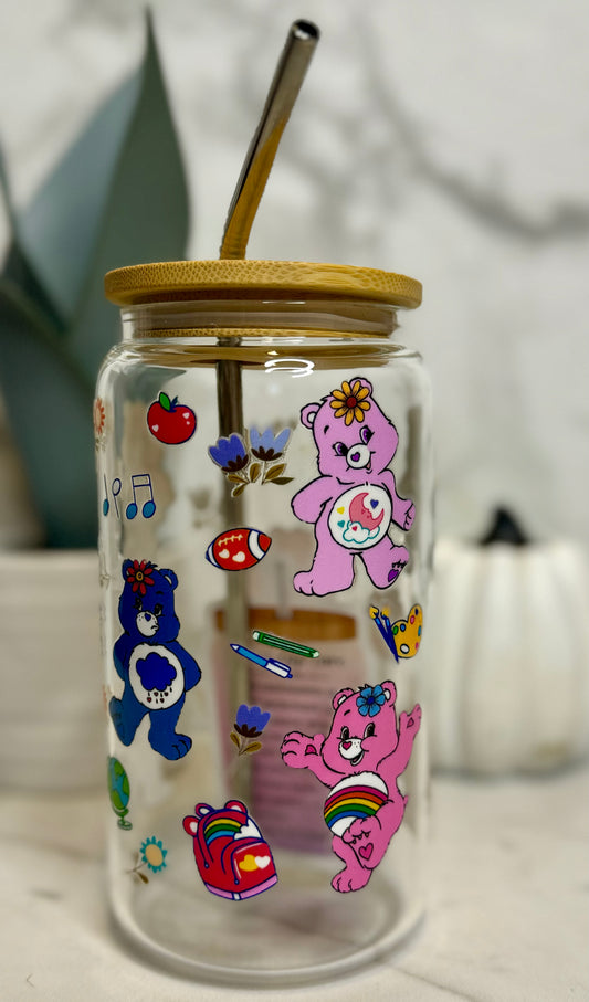 Care Bear Compilation Glass Cup