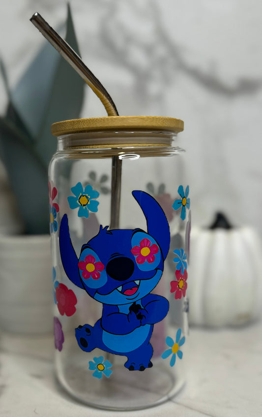 Stitch Glass Cup