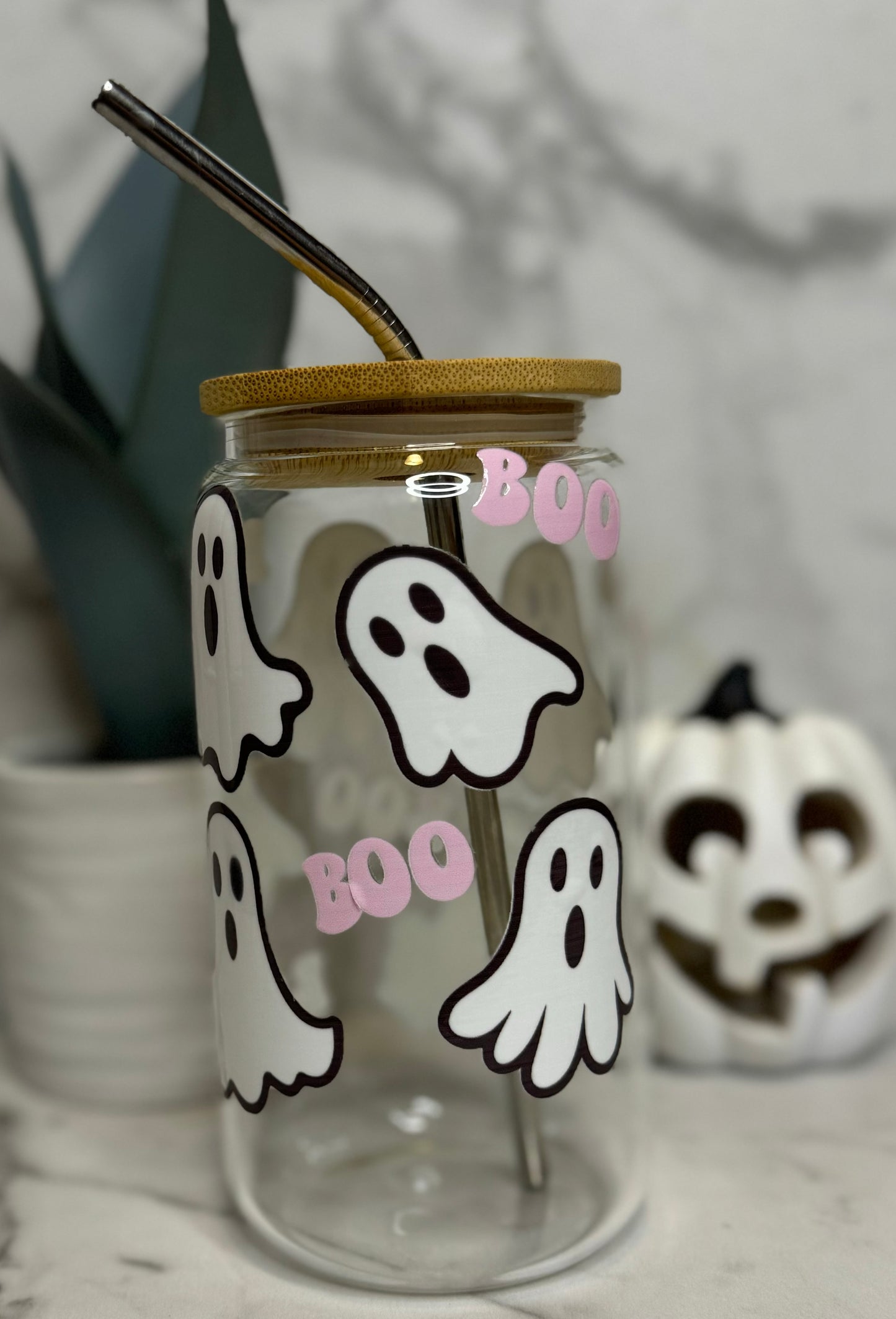 Ghosties Glass Cup