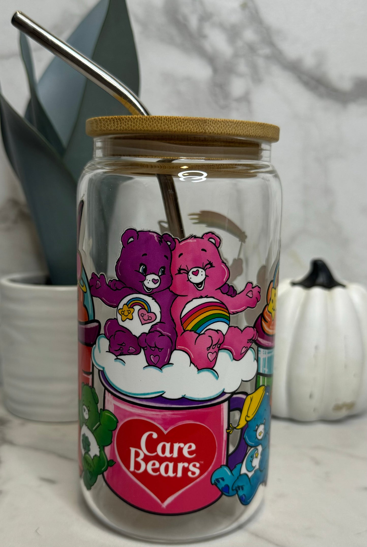 Care Bear Glass Cup