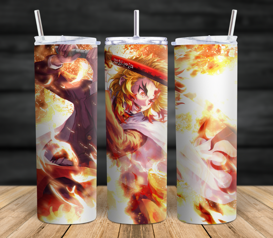 Fire D Slayer Tumbler