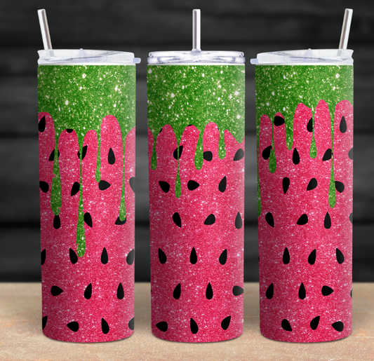 Sparkle Watermelon Tumbler